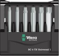 WERA Sada bitov 6 diel Bit-Check 6 torx TUniversal 1 Wera