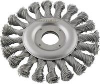 FORMAT Kotúč kartáčový 115mm nerez splietaný Format