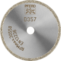 PFERD TOOLS Diamantové / CBN rezné nástroje EP Bond D1A1R 50-2-6 D 357 GAD