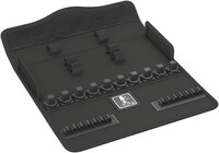 WERA 9497 Textilné puzdro Zyklop Metal Push 1/2", prázdne, 302 x 120 x 40 mm