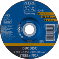PFERD TOOLS Rezné kotúče E 180-3,5 PSF DUO STEELOX