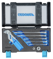 GEDORE 7 RA 183 Sada ráčnových kľúčov s kliešťovým kľúčom