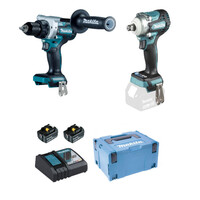 MAKITA DLX2588TJ - Sada akumulátorového nářadí 18V - DDF492, DTW300