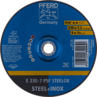 PFERD TOOLS Brúsky E 230-7 PSF STEELOX