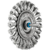 PFERD TOOLS Kolesové kefy s nasadeným hriadeľom RBG 10012/6 INOX 0,50