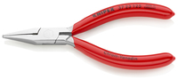 KNIPEX 37 23 125 Kliešte s rovným nosom pre presnú mechaniku poplastované pochrómované 125 mm