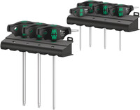 WERA 467/7 TORX® HF Set 1, sada skrutkovačov TORX® s priečnou rukoväťou a zaisťovacou funkciou, 7-dielna
