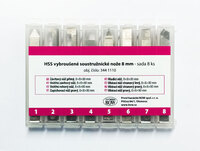 OPTIMUM HSS brúsené sústružnícke nože 8 mm - sada 8 ks