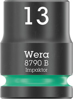 WERA 8790 B Nástrojová hlavica Impaktor s pripojovacím rozmerom 3/8", 13 x 30 mm