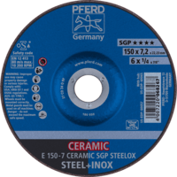 PFERD TOOLS Brúsky E 150-7 CERAMIC SGP STEELOX