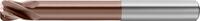 Torusový fréza VHM 8,0mm Z4 ER2,0mm Perrox Typ H Werksnorm extralang G-Mold 65 T GÜHRING