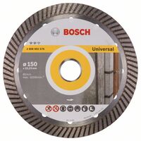 BOSCH Diamantový rezací kotúc Expert for Universal Turbo 150 x 22,23 x 2,2 x 12 mm
