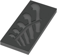 WERA 9832 Kľúč Joker 6004 v penovej vložke, set 1, bez náradia, 172 x 30 x 392 mm