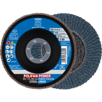 PFERD TOOLS POLIFAN-Disky s plochou PFC 115 Z 80 SG POWER STEELOX