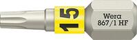 WERA Bit z TVrého materiál 1/4" DIN 3126 C6.3 T15x25mm s funkciou uchytenia Wera