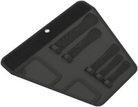 WERA 9438 Skládací puzdro 6003 pre 5 otvorených kľúčov Joker, prázdne, 295 x 98 mm