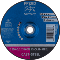 PFERD TOOLS Brúsky E 230-5,2 ZIRKON SG LIATINA+OCEL