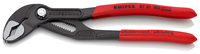 KNIPEX 87 01 180 SB Cobra® Hightech kliešte na vodné čerpadlá s protišmykovým plastovým povrchom šed