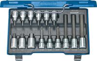 GEDORE Sada bitov na skrutkovač 1/2" vnútorný šesťhran 5-17mm 15-dielna Gedore