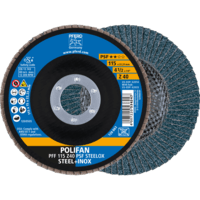 PFERD TOOLS POLIFAN-Disky s plochým okrajom PFF 115 Z 40 PSF STEELOX