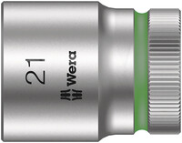 WERA 8790 HMC Nástrčná hlavice Zyklop, upínací časť 1/2", 21 x 37 mm