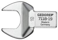 GEDORE Vidlicový kľúč Gedore 30 mm 14 x 18 mm so štvorcovými vložkami