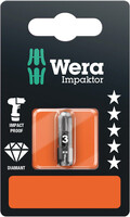 WERA 855/1 IMP DC SB Impaktor Bity, PZ 3 x 25 mm