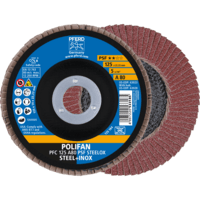 PFERD TOOLS POLIFAN-Disky s plochým okrajom PFC 125 A 80 PSF STEELOX