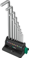 WERA 950/9 Hex-Plus 8 sada úhlových kľúčov, metrická, chrómovaný držiak, 10-dielna