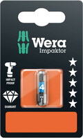 WERA 840/1 IMP SB DC Impaktor Bity, 4 x 25 mm