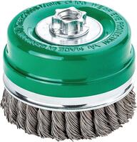 LESSMANN Kotúč kartáčový M14 80 x 0,50mm splietaný nerez Lessmann