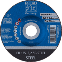 PFERD TOOLS Rezné kotúče EH 125-3,2 SG OCEĽ