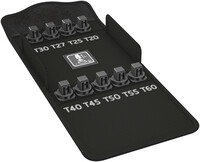 WERA 9404 Textilný box 8767 C TORX® HF 1, prázdny, 152 x 126 x 45 mm