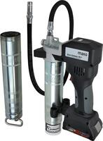 Akumulátorová tuková pištoľ 18V/2Ah PREMIUM-S-LS AMPShare s nabijačkou a akumulátorom MATO