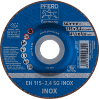 PFERD TOOLS Rezné kotúče EH 115-2,4 SG INOX