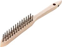 LESSMANN Kartáč drôtený 2 rad 0,35mm ocel Lessmann