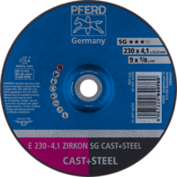 PFERD TOOLS Brúsky E 230-4,1 ZIRKON SG LIATINA+OCEL