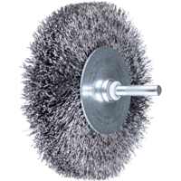 PFERD TOOLS Kolesové kefy s nasadeným hriadeľom RBU 10020/6 ST 0,30