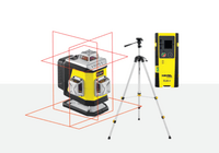 NIVEL SYSTEM Krížový laser 4×360° s červeným lúčom CL4R Set