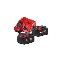 MILWAUKEE M18NRG-402 NRG KIT IN2 - set 2 x akumulátor 18V 4Ah a nabíječka - 4933459215