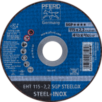 PFERD TOOLS Rezné kotúče EHT 115-2,2 SGP STEELOX