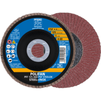PFERD TOOLS POLIFAN-Čelné disky PFF 125 A 60 PSF STEELOX