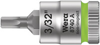 WERA 8740 A Zyklop zásuvný nástavec, upínacia časť 1/4", 3/32" x 28 mm