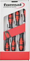 FORMAT Sada skrutkovačov PZ 6 diel rund PZ Format