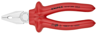KNIPEX 03 07 200 Kombinované kliešte s máčanou izoláciou, VDE testované pochrómované 200 mm