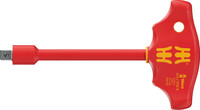 WERA 410 i VDE B Adaptér na skrutkovanie s priečnou rukoväťou s izoláciou VDE pre nástrčné hlavice 3/8", 