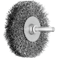 PFERD TOOLS Kolesové kefy s nasadeným hriadeľom POS RBU 7015/6 ST 0,30