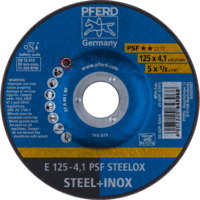 PFERD TOOLS Brúsky E 125-4,1 PSF STEELOX