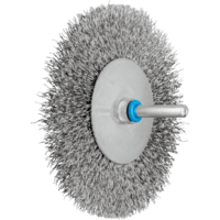 PFERD TOOLS Kolesové kefy s nasadeným hriadeľom RBU 10010/6 INOX 0,30