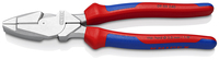 KNIPEX 09 05 240 Kliešte „Lineman's“ Americký štýl s multi-komponentnými úchopmi pochrómované 240 mm